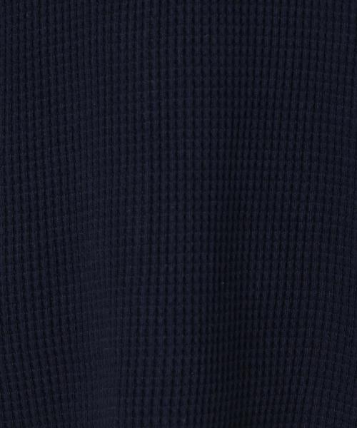 Another Edition（アナザーエディション）の「Vネック変形ワッフルプルオーバー/AEBC V/Nヘンケイ ワッフルPO◆（Tシャツ/カットソー・レディース・オフホワイト/グレー/ネイビー・FREE）」の16枚目の写真