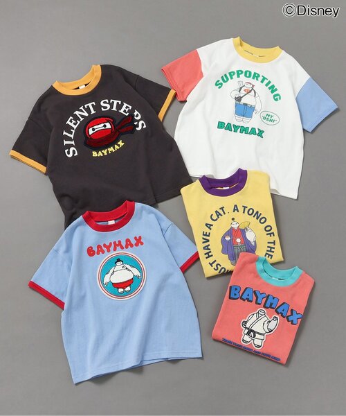 Disney(ディズニー)の「【ディズニー】 ベイマックス/Tシャツ(Tシャツ/カットソー・キッズ・チャコール/オレンジ/イエロー/サックスブルー/オフホワイト・80/90/100/110/120/130)」の12枚目の写真