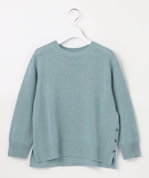 J.PRESS(ジェイプレス)の「DRY COMFORT クルーネック ニット(ニット/セーター・レディース・ローズ系/スカイブルー系/ベージュ系/アイボリー系・F)」の8枚目の写真