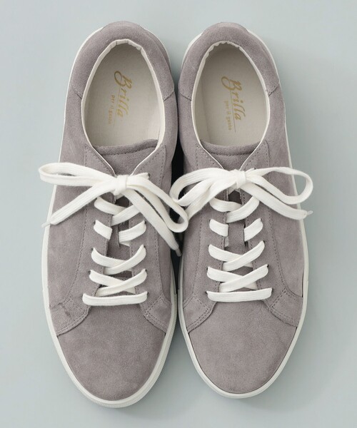 BRILLA per il gusto（ブリッラペルイルグースト）の「スエード スニーカー（スニーカー・メンズ・グレー・39/40/41/42/43/44）」の2枚目の写真