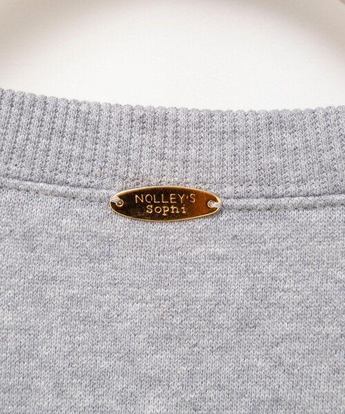 NOLLEY’S Sophi(ノーリーズソフィ)の「ウォッシャブルスウェットプルオーバー(スウェット・レディース・ネイビー/ホワイト/ライトグレー・38)」の18枚目の写真