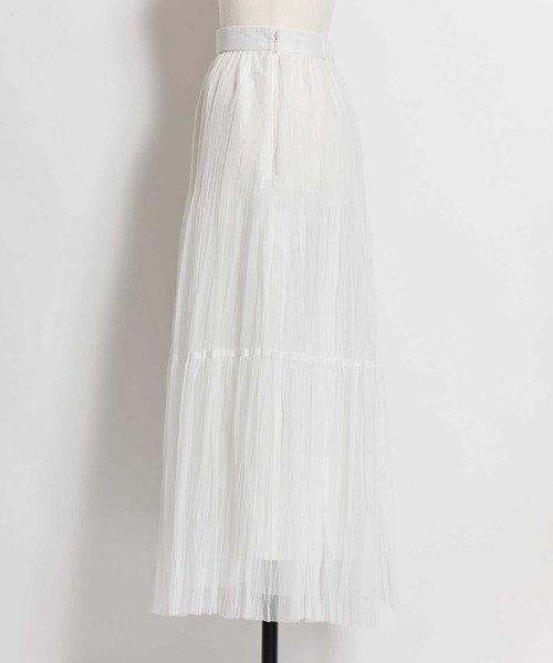 NOELA(ノエラ)の「プリーツチュールスカート(スカート・レディース・グレー/オフホワイト・S/M)」の17枚目の写真