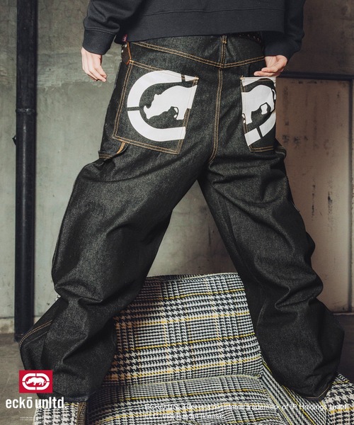 セール】ECKO UNLTD./別注ワイドペインターデニム（デニムパンツ
