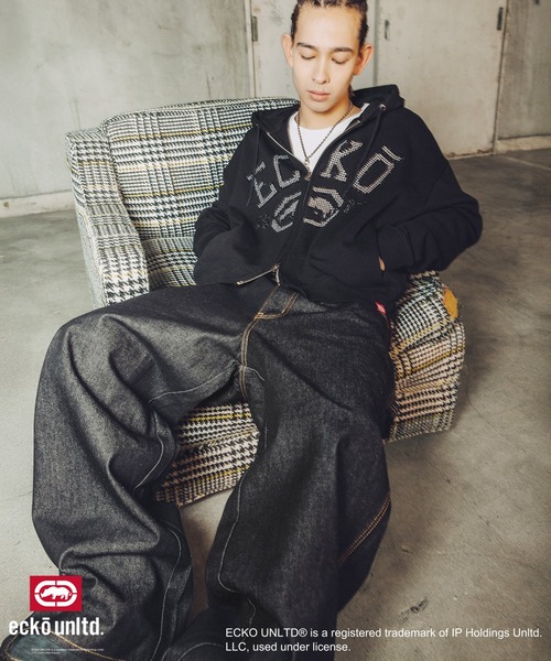 セール】ECKO UNLTD./別注ワイドペインターデニム（デニムパンツ