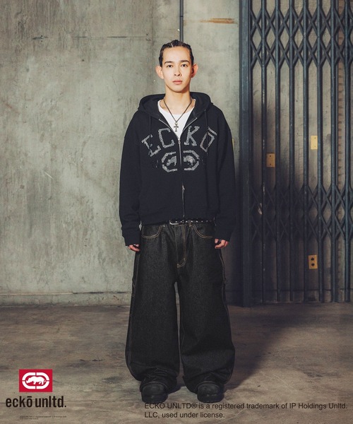 セール】ECKO UNLTD./別注ワイドペインターデニム（デニムパンツ