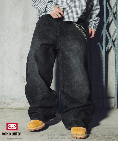 セール】ECKO UNLTD./別注ワイドペインターデニム（デニムパンツ