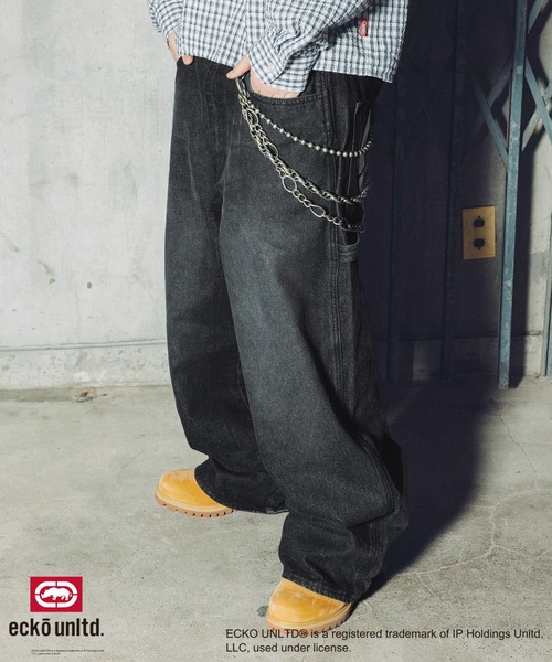 セール】ECKO UNLTD./別注ワイドペインターデニム（デニムパンツ