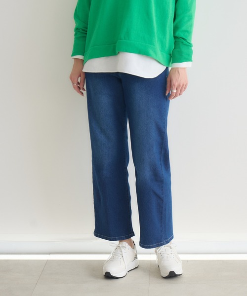 KATHARINE ROSS（キャサリンロス）の「【PILLINI/ピリーニ】【接触冷感 / 吸水速乾】Coolishウエストリブパンツ（デニムパンツ・レディース・ライトブルー/ネイビー・MEDIUM/SMALL）」の15枚目の写真