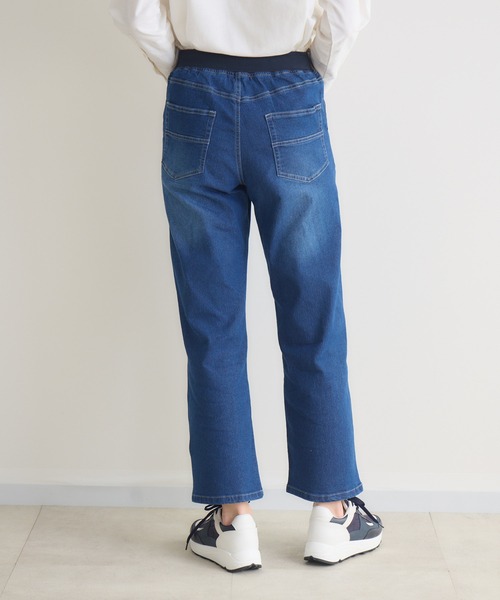 KATHARINE ROSS（キャサリンロス）の「【PILLINI/ピリーニ】【接触冷感 / 吸水速乾】Coolishウエストリブパンツ（デニムパンツ・レディース・ライトブルー/ネイビー・MEDIUM/SMALL）」の22枚目の写真