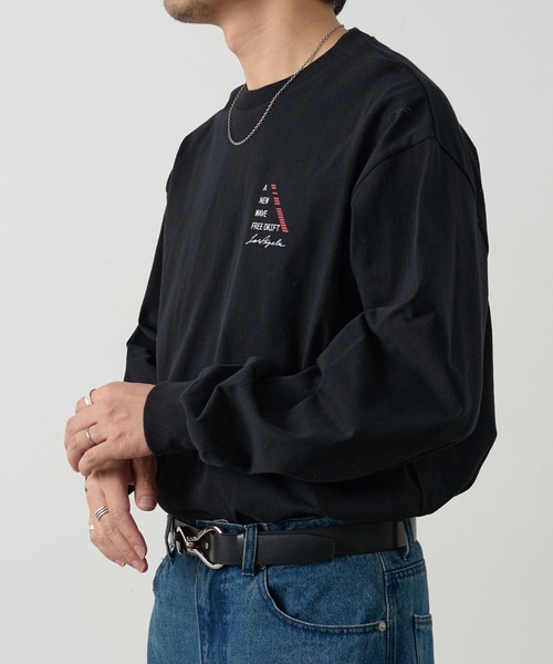 COLONY 2139（コロニートゥーワンスリーナイン）の「NEWWAVE ワンポイントプリントロンT（Tシャツ/カットソー・メンズ・ホワイト/ブラック・MEDIUM/LARGE）」の20枚目の写真