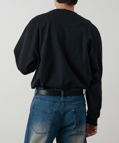 COLONY 2139（コロニートゥーワンスリーナイン）の「NEWWAVE ワンポイントプリントロンT（Tシャツ/カットソー・メンズ・ホワイト/ブラック・MEDIUM/LARGE）」の21枚目の写真