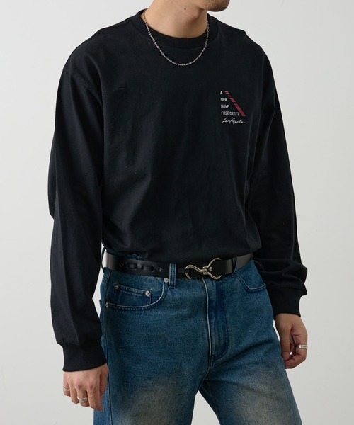 COLONY 2139（コロニートゥーワンスリーナイン）の「NEWWAVE ワンポイントプリントロンT（Tシャツ/カットソー・メンズ・ホワイト/ブラック・MEDIUM/LARGE）」の22枚目の写真