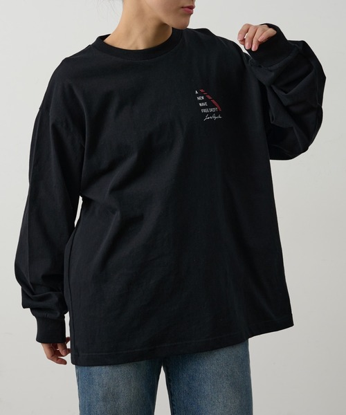 COLONY 2139（コロニートゥーワンスリーナイン）の「NEWWAVE ワンポイントプリントロンT（Tシャツ/カットソー・メンズ・ホワイト/ブラック・MEDIUM/LARGE）」の11枚目の写真