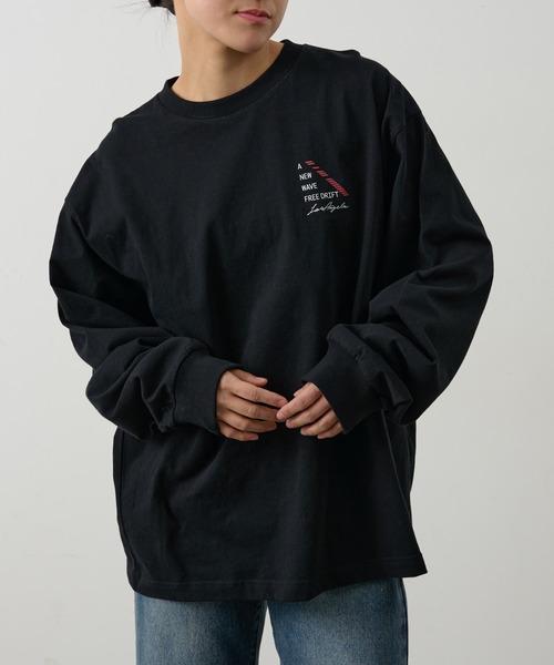 COLONY 2139（コロニートゥーワンスリーナイン）の「NEWWAVE ワンポイントプリントロンT（Tシャツ/カットソー・メンズ・ホワイト/ブラック・MEDIUM/LARGE）」の14枚目の写真