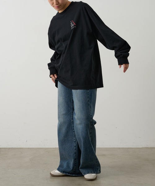 COLONY 2139（コロニートゥーワンスリーナイン）の「NEWWAVE ワンポイントプリントロンT（Tシャツ/カットソー・メンズ・ホワイト/ブラック・MEDIUM/LARGE）」の16枚目の写真