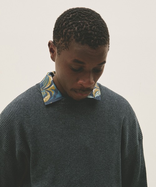 Eddie Bauer(エディーバウアー)の「リブ クループルオーバー(ニット/セーター・メンズ・ダークグレー/ネイビー/ライトベージュ・S/L/XXL/M/XL)」の5枚目の写真