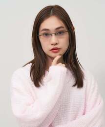 Zoff（ゾフ）の「SUNCUTGlasses/UV100%CUT スクエア型 リムレス 横長 サングラス｜フチなし 軽量 チタン 【度無し専用】 カラーレンズ 紫外線対策 UV対策 UVカット ユニセックス｜Zoff｜TITANIUM (ビジネス)（サングラス）」