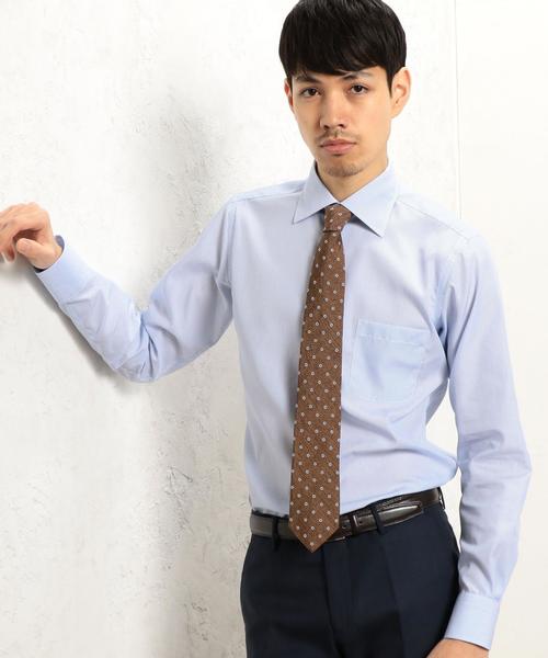 green label relaxing（グリーンレーベルリラクシング）の「E/IRON ALT/ST WD シャツ（シャツ/ブラウス・メンズ・ライトグレー/ライトブルー・39cm/40cm/41cm/38cm/37cm/42cm/43cm）」の6枚目の写真