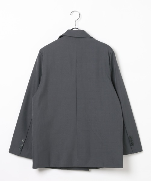 3.3 Field Trip （3.3フィールドトリップ）の「【セットアップ着用可能】3.3 Field Trip／オーバーテーラードジャケット（テーラードジャケット・レディース・ブラック/グレー・FREE）」の16枚目の写真