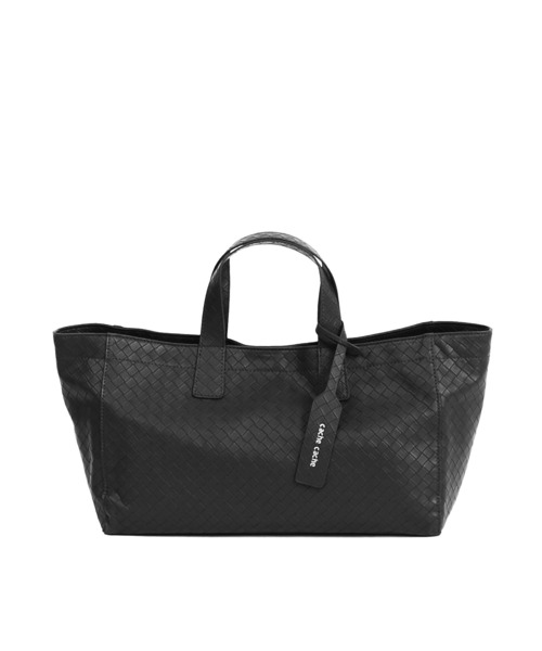 cache cache(カシュ カシュ)の「カシュカシュ cachecache / メッシュエンボス横長ショッパートート(トートバッグ・レディース・ベージュ/ブラック/チョコ/アイボリー/グレー/グリーン・FREE)」の2枚目の写真
