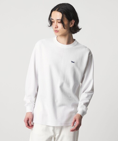 A DAY IN THE LIFE UNITED ARROWS(アデイインザライフユナイテッドアローズ)の「【別注】 <PENNEYS>ニット ライク カットソー<A DAY IN THE LIFE>(Tシャツ/カットソー・メンズ・ブラック/ホワイト・M/L)」の3枚目の写真