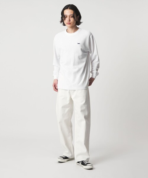 A DAY IN THE LIFE UNITED ARROWS(アデイインザライフユナイテッドアローズ)の「【別注】 <PENNEYS>ニット ライク カットソー<A DAY IN THE LIFE>(Tシャツ/カットソー・メンズ・ブラック/ホワイト・M/L)」の5枚目の写真