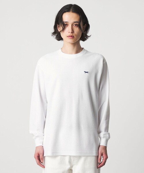 A DAY IN THE LIFE UNITED ARROWS(アデイインザライフユナイテッドアローズ)の「【別注】 <PENNEYS>ニット ライク カットソー<A DAY IN THE LIFE>(Tシャツ/カットソー・メンズ・ブラック/ホワイト・M/L)」の6枚目の写真