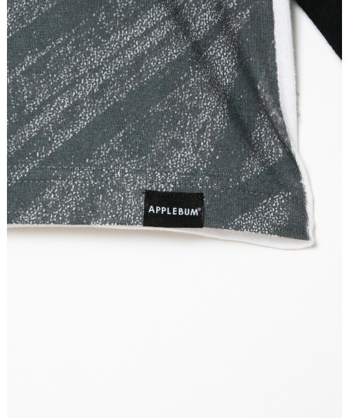 APPLEBUM（アップルバム）の「“Drift Marks” Raglan L/S T-shirt（Tシャツ/カットソー・メンズ・ブラック×ホワイト・LARGE/MEDIUM/X-LARGE）」の4枚目の写真