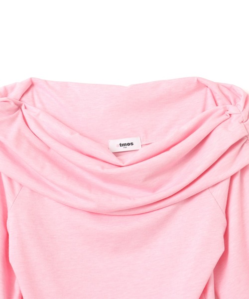 atmos pink(アトモスピンク)の「atmos pink Frill Hem Tops / アトモスピンク フリル ヘム トップス(その他トップス・レディース・ピンク/グリーン/チャコール・FREE)」の6枚目の写真