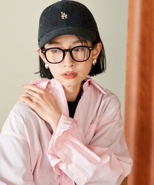 FREAK'S STORE（フリークスストア）の「New Era × FREAK'S STORE/ニューエラ 別注 9TWENTY DENIM CAP/ニューエラキャップ/ロゴキャップ（キャップ・レディース・ブラック/サックスブルー/ネイビー・ONE SIZE）」の2枚目の写真