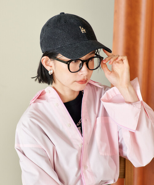 FREAK'S STORE（フリークスストア）の「New Era × FREAK'S STORE/ニューエラ 別注 9TWENTY DENIM CAP/ニューエラキャップ/ロゴキャップ（キャップ・レディース・ブラック/サックスブルー/ネイビー・ONE SIZE）」の4枚目の写真