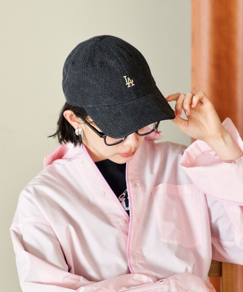 FREAK'S STORE（フリークスストア）の「New Era × FREAK'S STORE/ニューエラ 別注 9TWENTY DENIM CAP/ニューエラキャップ/ロゴキャップ（キャップ・レディース・ブラック/サックスブルー/ネイビー・ONE SIZE）」の5枚目の写真