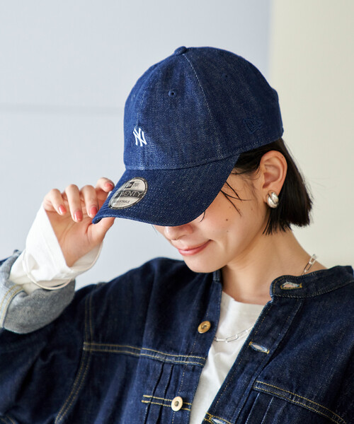 FREAK'S STORE（フリークスストア）の「New Era × FREAK'S STORE/ニューエラ 別注 9TWENTY DENIM CAP/ニューエラキャップ/ロゴキャップ（キャップ・レディース・ブラック/サックスブルー/ネイビー・ONE SIZE）」の10枚目の写真