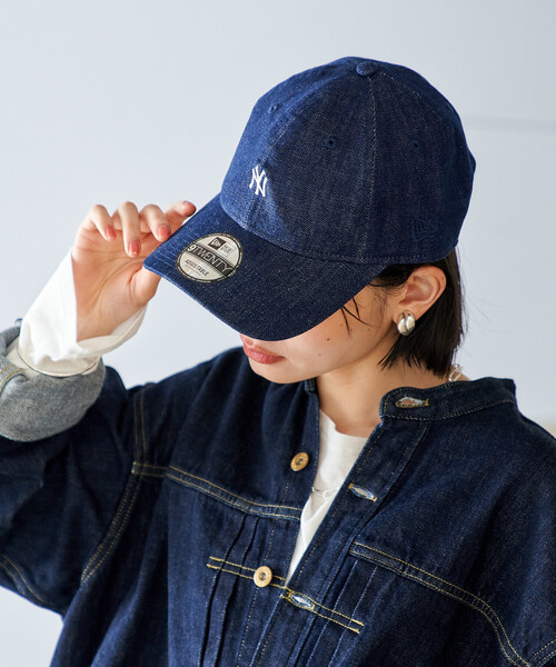 FREAK'S STORE（フリークスストア）の「New Era × FREAK'S STORE/ニューエラ 別注 9TWENTY DENIM CAP/ニューエラキャップ/ロゴキャップ（キャップ・レディース・ブラック/サックスブルー/ネイビー・ONE SIZE）」の12枚目の写真