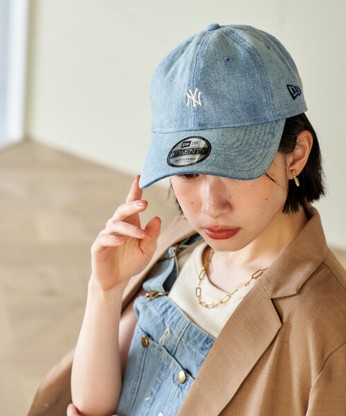 FREAK'S STORE（フリークスストア）の「New Era × FREAK'S STORE/ニューエラ 別注 9TWENTY DENIM CAP/ニューエラキャップ/ロゴキャップ（キャップ・レディース・ブラック/サックスブルー/ネイビー・ONE SIZE）」の15枚目の写真