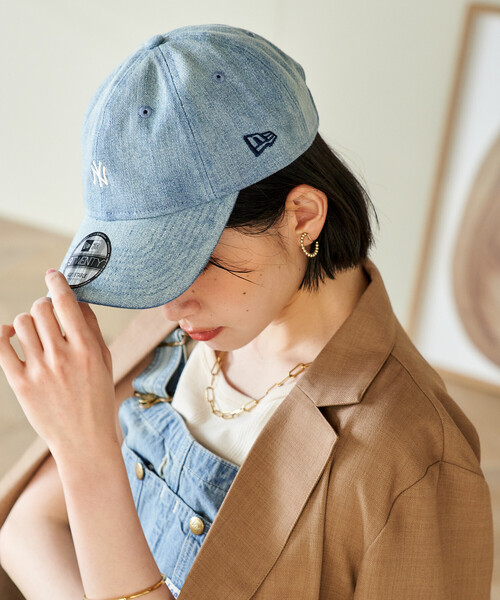 FREAK'S STORE（フリークスストア）の「New Era × FREAK'S STORE/ニューエラ 別注 9TWENTY DENIM CAP/ニューエラキャップ/ロゴキャップ（キャップ・レディース・ブラック/サックスブルー/ネイビー・ONE SIZE）」の16枚目の写真