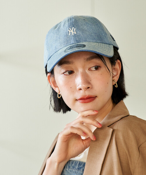 FREAK'S STORE（フリークスストア）の「New Era × FREAK'S STORE/ニューエラ 別注 9TWENTY DENIM CAP/ニューエラキャップ/ロゴキャップ（キャップ・レディース・ブラック/サックスブルー/ネイビー・ONE SIZE）」の18枚目の写真