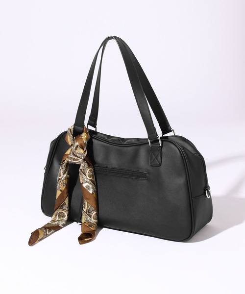 RAGEBLUE（レイジブルー）の「2WAY Boston Shoulder BAG/ボストンショルダーバッグ（ボストンバッグ・メンズ・ブラック/ブラウン・FREE）」の8枚目の写真