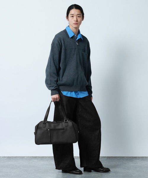 RAGEBLUE(レイジブルー)の「2WAY Boston Shoulder BAG/ボストンショルダーバッグ(ボストンバッグ・メンズ・ブラック/ブラウン・FREE)」の18枚目の写真