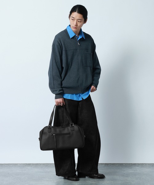 RAGEBLUE(レイジブルー)の「2WAY Boston Shoulder BAG/ボストンショルダーバッグ(ボストンバッグ・メンズ・ブラック/ブラウン・FREE)」の19枚目の写真