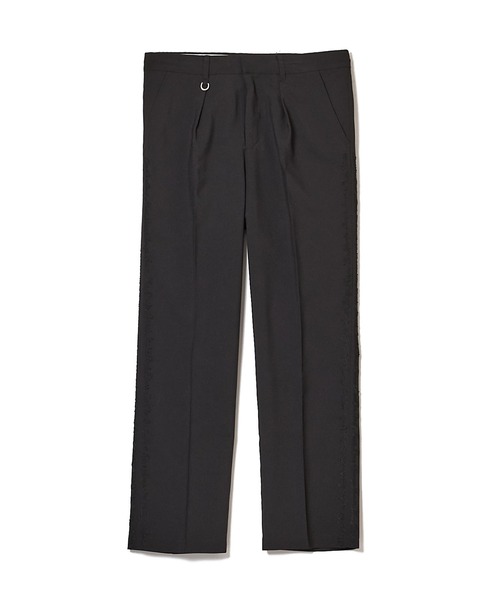 CRIMIE（クライミー）の「TAILORED TROUSERS _ MELANGE ALL SEASON EASY CARE（スラックス・メンズ・ブラック/ダークベージュ・M/S/XL/L）」の4枚目の写真