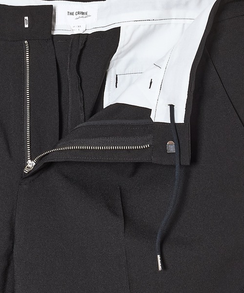 CRIMIE（クライミー）の「TAILORED TROUSERS _ MELANGE ALL SEASON EASY CARE（スラックス・メンズ・ブラック/ダークベージュ・M/S/XL/L）」の9枚目の写真