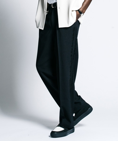 CRIMIE（クライミー）の「TAILORED TROUSERS _ MELANGE ALL SEASON EASY CARE（スラックス・メンズ・ブラック/ダークベージュ・M/S/XL/L）」の11枚目の写真