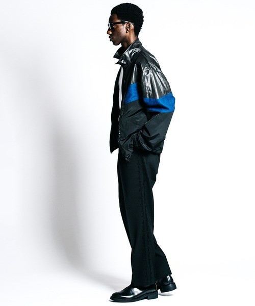 CRIMIE（クライミー）の「TAILORED TROUSERS _ MELANGE ALL SEASON EASY CARE（スラックス・メンズ・ブラック/ダークベージュ・M/S/XL/L）」の18枚目の写真