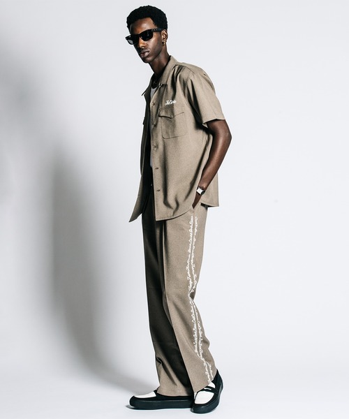 CRIMIE（クライミー）の「TAILORED TROUSERS _ MELANGE ALL SEASON EASY CARE（スラックス・メンズ・ブラック/ダークベージュ・M/S/XL/L）」の20枚目の写真