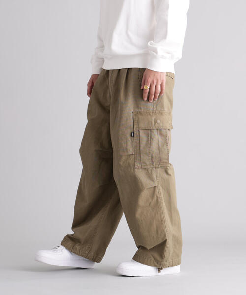 MANASTASH（マナスタッシュ）の「MANASTASH/マナスタッシュ　LT-CANVAS MANATROOPER PT（カーゴパンツ・メンズ・オリーブ系/カーキ/チャコールグレー・S/M/L）」の5枚目の写真