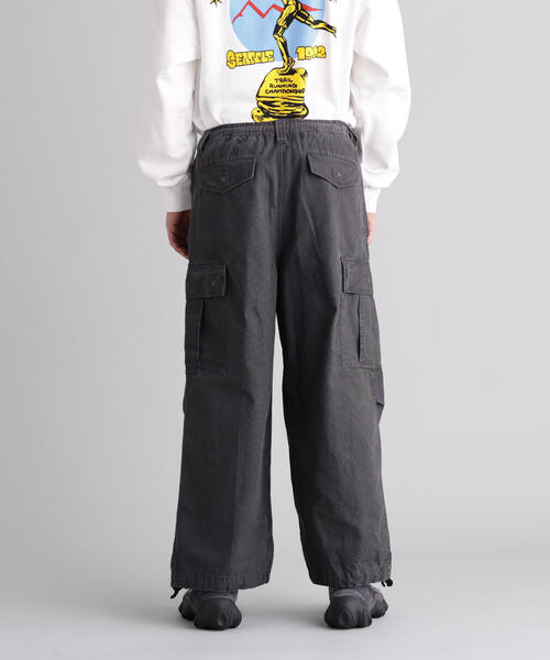 MANASTASH（マナスタッシュ）の「MANASTASH/マナスタッシュ　LT-CANVAS MANATROOPER PT（カーゴパンツ・メンズ・オリーブ系/カーキ/チャコールグレー・S/M/L）」の13枚目の写真