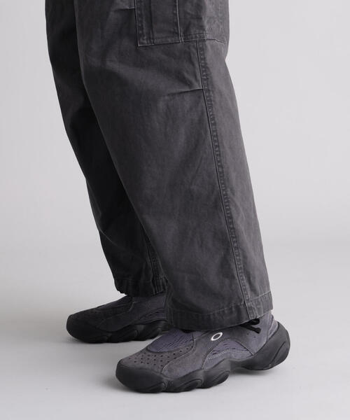 MANASTASH（マナスタッシュ）の「MANASTASH/マナスタッシュ　LT-CANVAS MANATROOPER PT（カーゴパンツ・メンズ・オリーブ系/カーキ/チャコールグレー・S/M/L）」の17枚目の写真