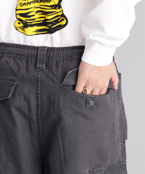 MANASTASH（マナスタッシュ）の「MANASTASH/マナスタッシュ　LT-CANVAS MANATROOPER PT（カーゴパンツ・メンズ・オリーブ系/カーキ/チャコールグレー・S/M/L）」の18枚目の写真