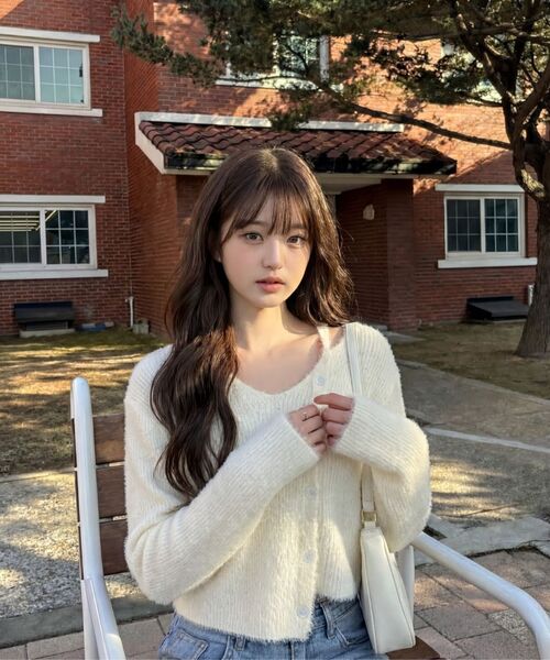 THE GREEN LAB（ザグリーンラボ）の「ヘアリーソフトニット[ピンク]（ニット/セーター・レディース・その他・FREE）」の20枚目の写真